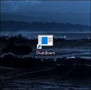 Cách tạo biểu tượng shutdown trên máy tính
