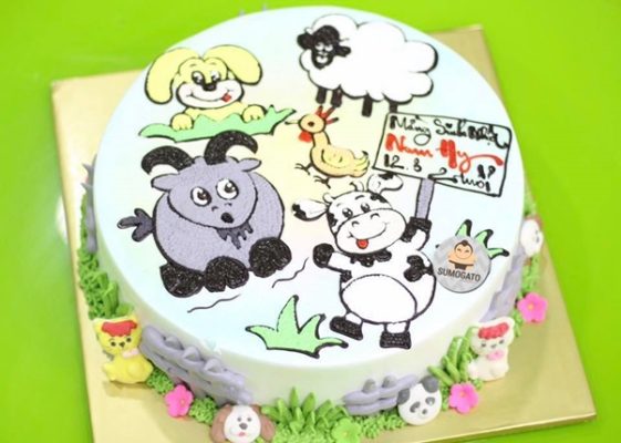 4+ Ý tưởng bánh sinh nhật hình các con vật siêu ngộ nghĩnh