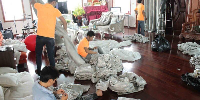 Dịch vụ giặt rèm cửa giao nhận tận nơi