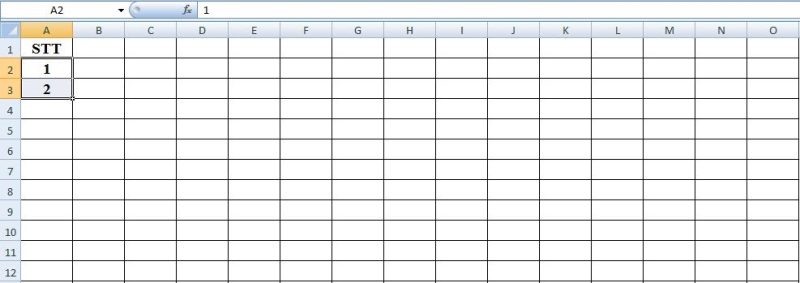 Cách đánh số thứ tự trong excel thao tác đơn giản, nhanh chóng