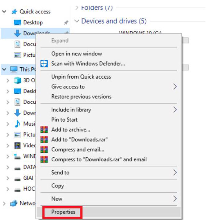 Hướng dẫn cách khắc phục ổ c bị đầy Win 7, 8, 10 hiệu quả