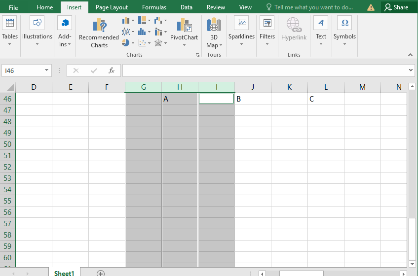 Cách thêm cột trong excel đơn giản nhưng ít ai biết đến