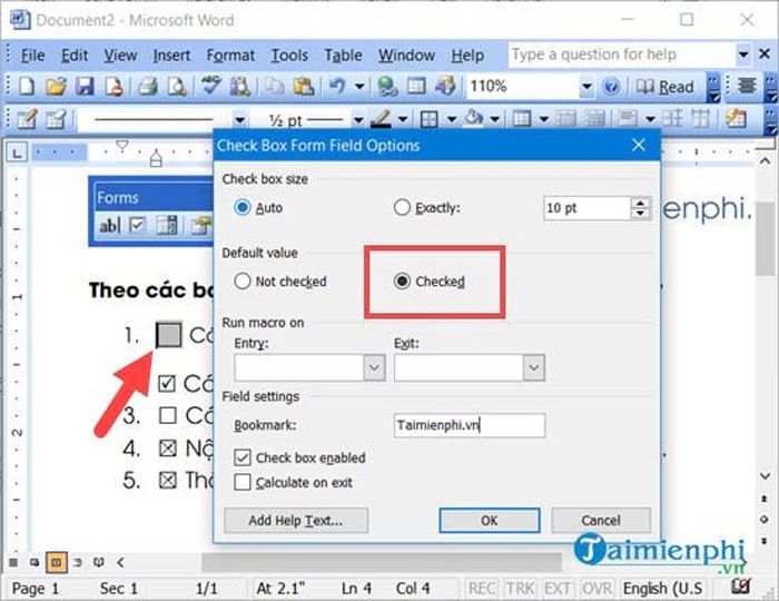 Cách thêm dấu tích trong word đơn giản và nhanh chóng nhất