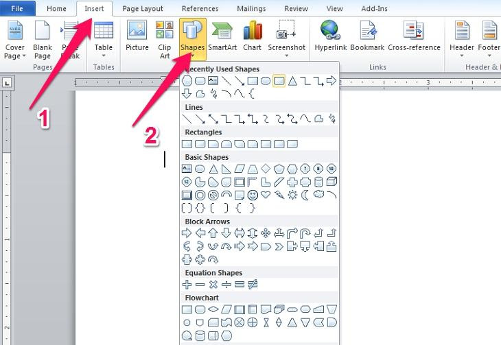 Hướng dẫn cách vẽ sơ đồ trong Word siêu đơn giản và nhanh gọn