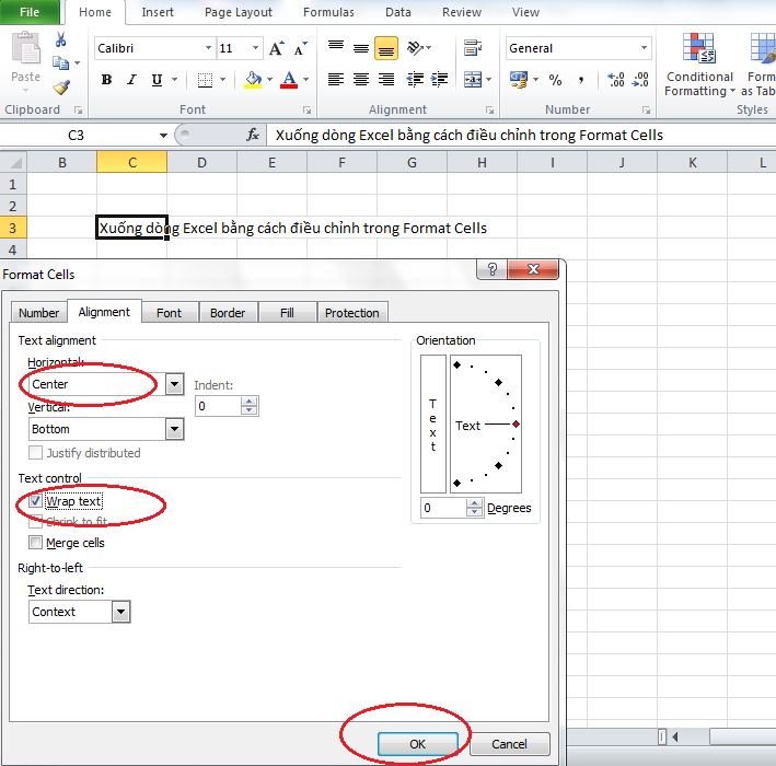 Gợi ý 4 cách xuống dòng trong 1 ô excel đơn giản
