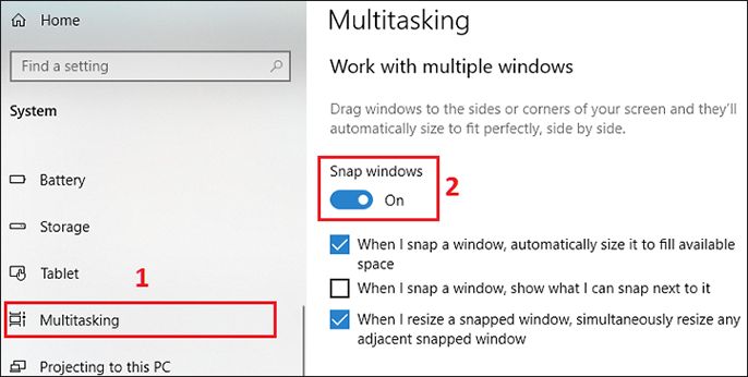 3 cách chia đôi màn hình máy tính sử dụng Win10 đơn giản