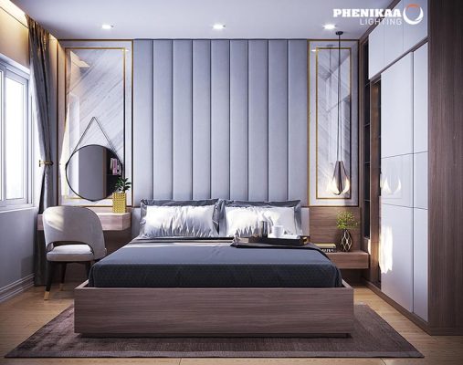 4 lý do tuyệt vời nên lắp đèn LED âm trần cho phòng ngủ