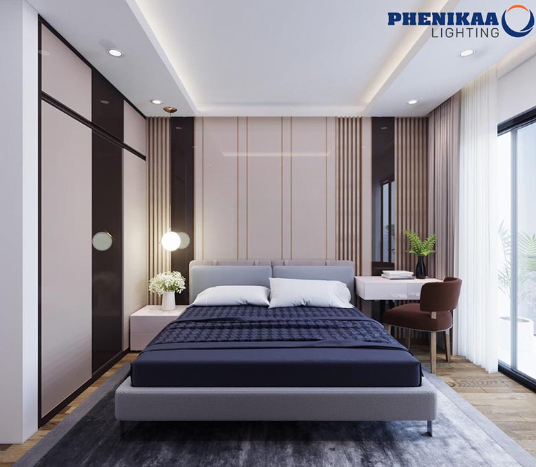 4 lý do tuyệt vời nên lắp đèn LED âm trần cho phòng ngủ