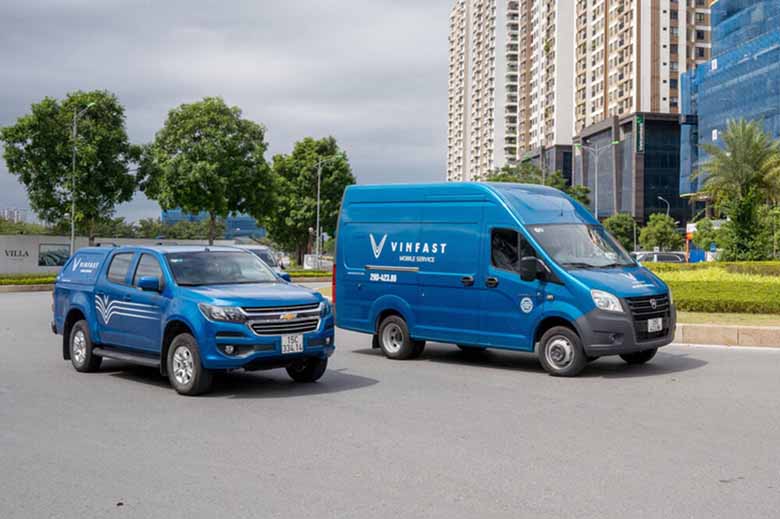 VinFast tiên phong trong dịch vụ sửa chữa lưu động Mobile Service