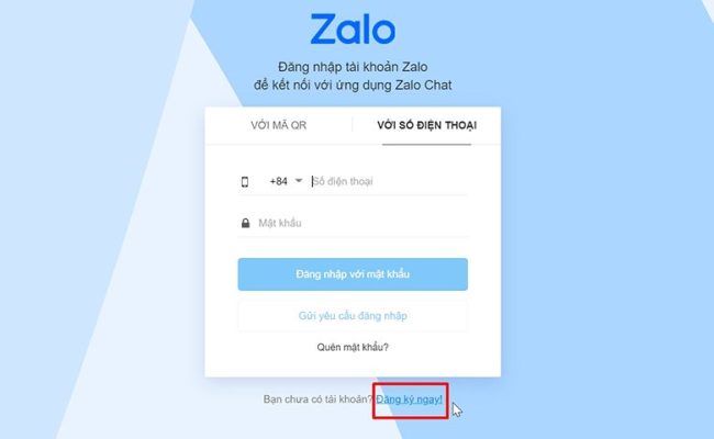 Hướng dẫn đăng nhập Zalo web