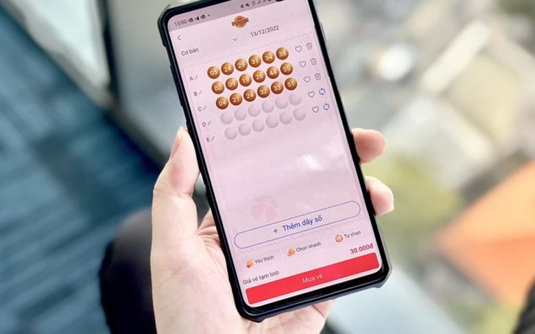 Thử vận may qua hình thức xổ số vietlott online 