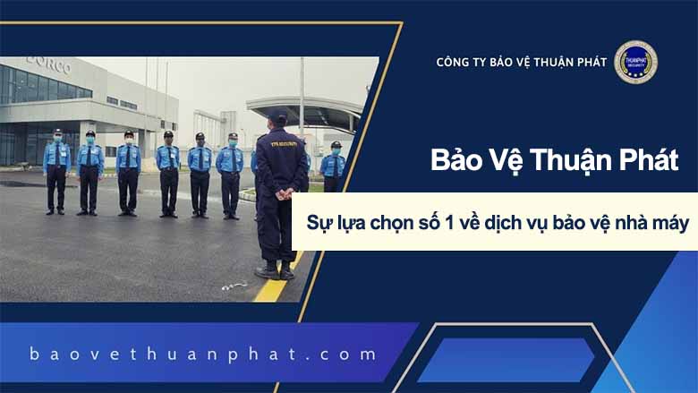 Bảo vệ Thuận Phát: Sự lựa chọn số 1 về dịch vụ bảo vệ nhà máy