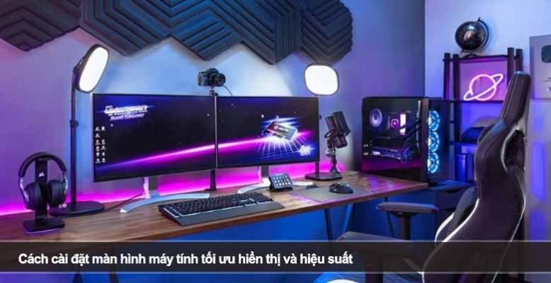 Cách cài đặt màn hình máy tính tối ưu hiển thị và hiệu suất